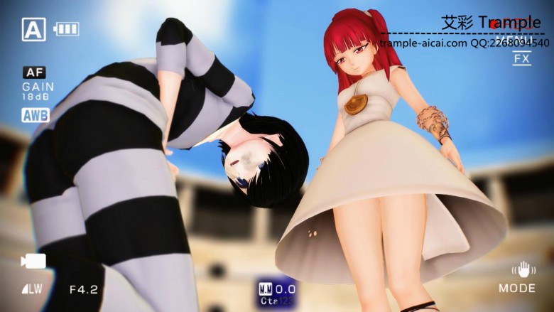 MMD女格斗家暴踹挑战的男选手 动漫 R-190417-3 其他绳艺 第14张