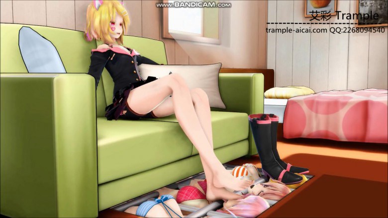 MMD动画女主玩弄四个女奴只露脸 R-190221-2_HD绳艺资源网