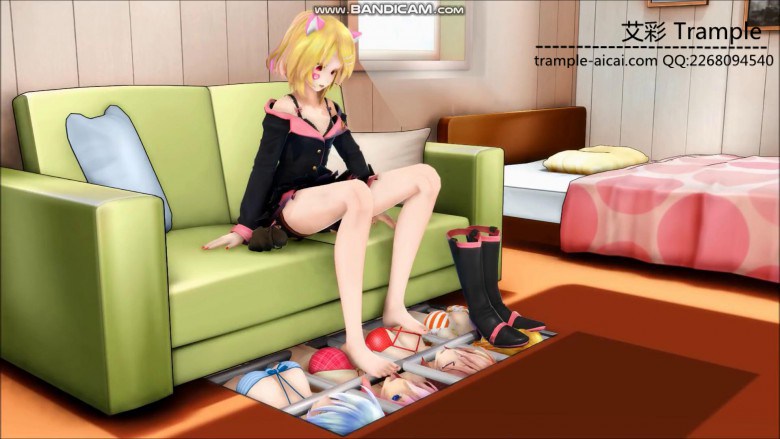 MMD动画女主玩弄四个女奴只露脸 R-190221-2 其他绳艺 第5张